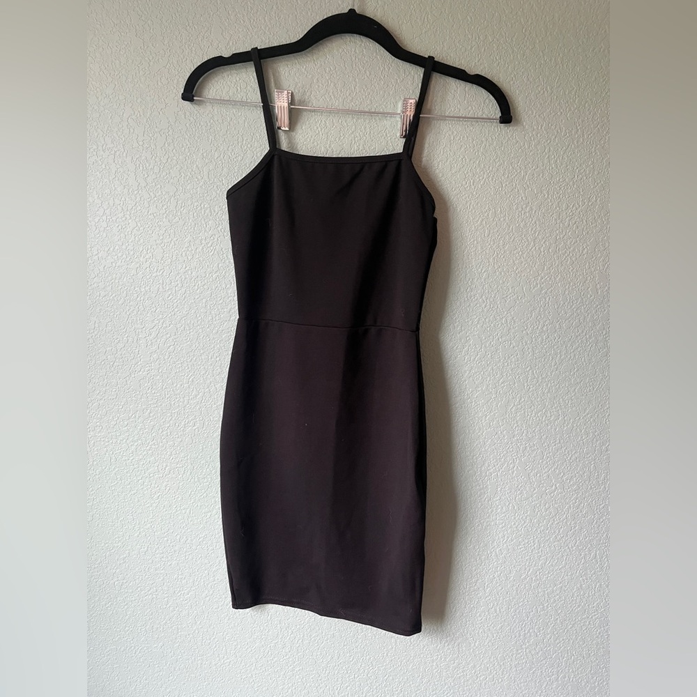 Nasty Gal Black Bodycon Mini Dress